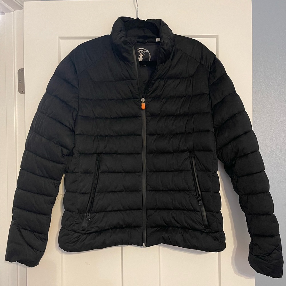 SAVE THE DUCK Black Puffer Jacket